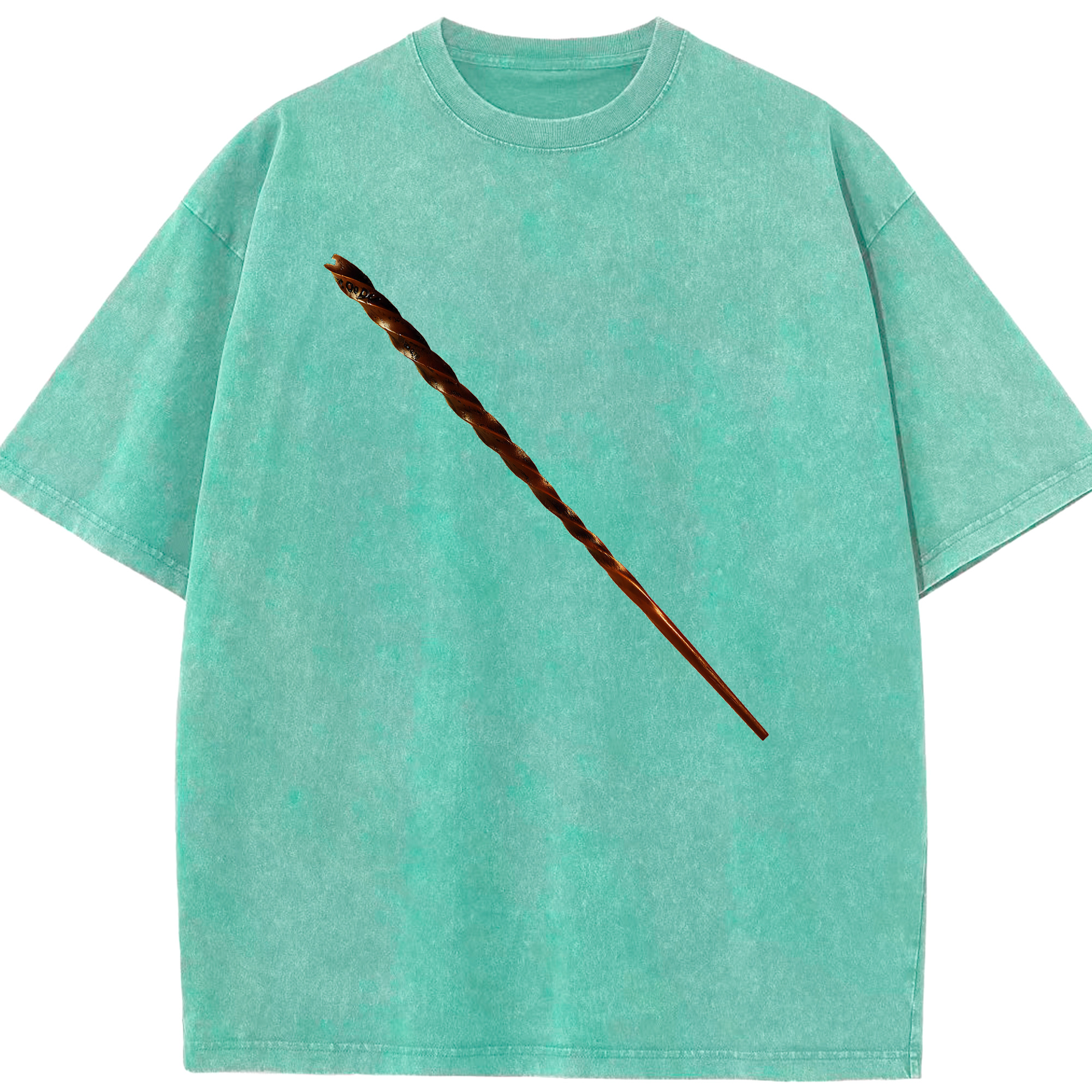 （画像用） Harry Potter ハリー・ポッターシリーズ 綿100% ヴィンテージ風 半袖Tシャツ（フロントプリント）